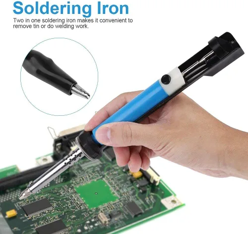 Miniatura 4 de 40W 2 en 1 función de soldadura eléctrica de succión de estaño desoldar herramienta de soldadura US Plug 110V