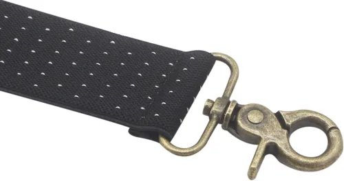 Miniatura 3 de Tirantes para hombre 4 ganchos giratorios fuertes tirantes ajustables elástico cómodo correa resistente estilo X Gratis