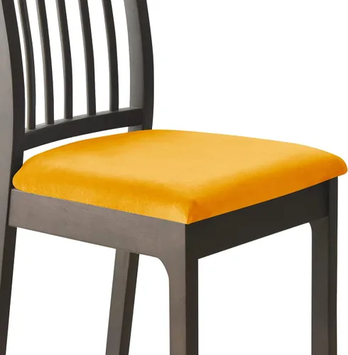 Fundas de asiento de terciopelo para silla, fundas de asiento suaves y elásticas para comedor y cocina, protector de asiento de silla extraíble