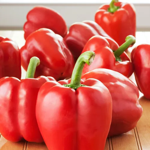 Miniatura 2 de Bonnie Plants Plantas vegetales vivas de pimiento rojo - Paquete de 4, sin OMG, plantas de 2 a 3 pies, tamaño de pimienta de 4.5 x 4 pulgadas