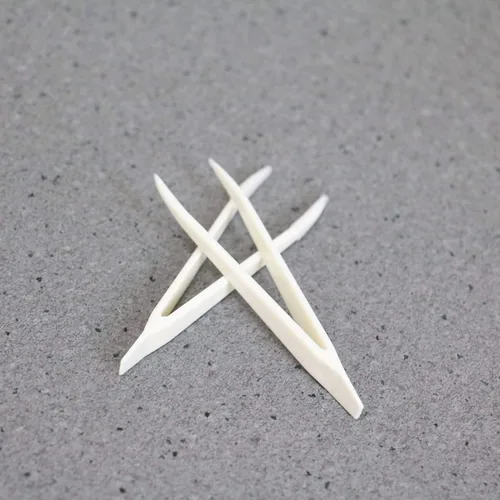 Miniatura 4 de MosBug 12Pcs 3.150 in Pinzas de lentes de contacto maquillaje herramienta (blanco)