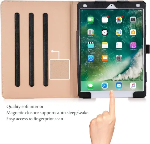 Miniatura 2 de ProCase Carcasa para Apple iPad Pro de 10.5 - Carcasa para Apple iPad Pro de 10.5 pulgadas 2017, con múltiples ángulos de visualización, con Negro