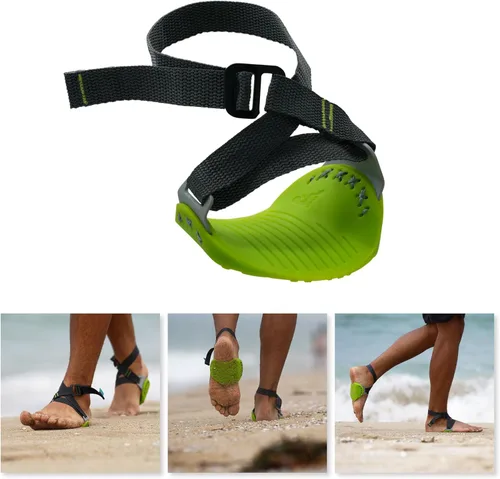 Miniatura 2 de Shakafoot Sandalias de paddleboard, zapatos con almohadillas de silicona para los pies, soporte de arco, correas de tobillo ajustables, accesorio