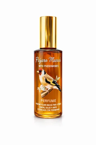 Miniatura 2 de Pajaro Macua Perfume con feromonas, atrae el dinero, salud y amor, fragancia en spray ámbar