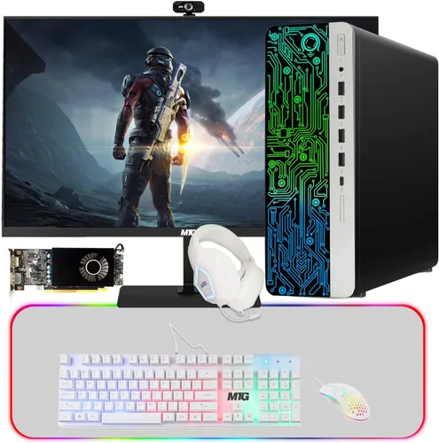 Miniatura 10 de PC de escritorio HP G3 para juegos, Intel Core i7 6ª generación, gráficos AMD RX 550, 32 GB de RAM, SSD de 1 TB, monitor MTG de 24 pulgadas, cámara