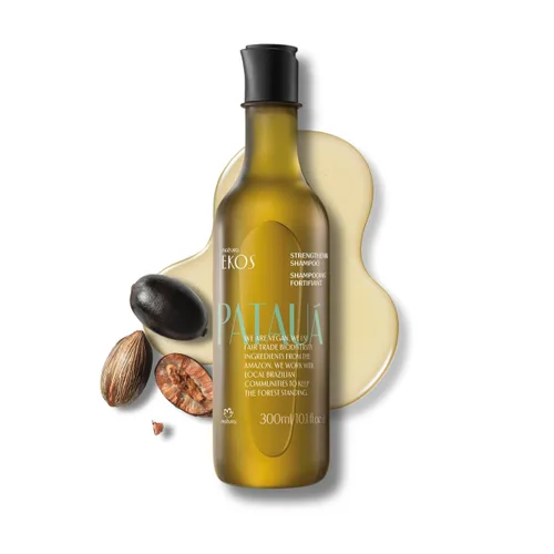 natura - Ekos Patauá Hair Anti-Breakage Champú Refortalecedor - Prevenir la caída del cabello - Fortificar raíces y hebras - Cuidado vegano del