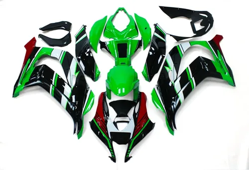 Miniatura 11 de Kit de carenado completo de plástico ABS negro brillante apto para Kawasaki 2008 2009 ZX10R Ninja 2010 ZX-10R 08 09 10 Molde de inyección Carrocería