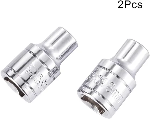 Miniatura 4 de Utoolmart 2 piezas de 1/2 pulgada hexagonal zócalo, 6-punto 0.315 in Drive métrico socket para reparaciones generales