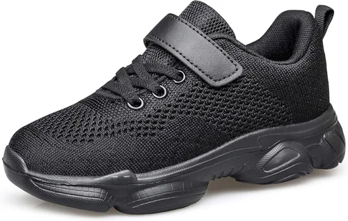 Zapatillas deportivas para niños y niñas, con correa, para correr, para niños pequeños, niños grandes