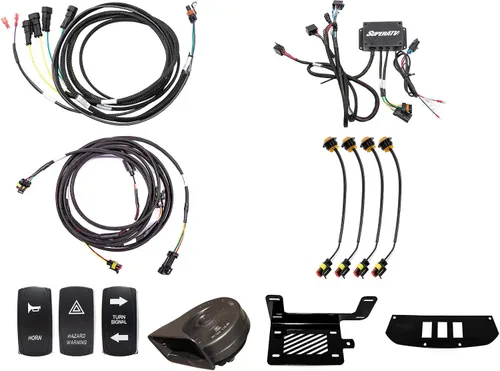 Miniatura 4 de SuperATV Kit de señal de giro de lujo para Can-Am Commander 2011-2020 Can-Am Commander Interruptor basculante de señal de giro montado en tablero