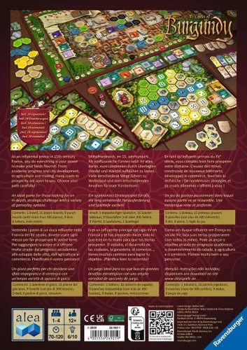 Miniatura 2 de Ravensburger Castillos de Borgoña - Juego de mesa Captivante juego de estrategia para 12 años en adelante Ideal para noche de juegos en familia