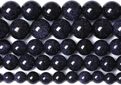 Miniatura 39 de 100 cuentas redondas sueltas de hematita negra de grado AAA para hacer joyas y pulseras