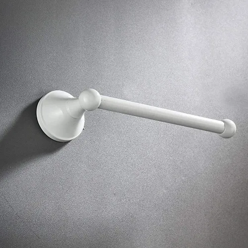 Miniatura 4 de Aothpher Soporte de rollo de papel higiénico de baño montado en la pared, color blanco
