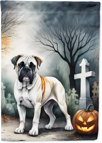 Miniatura 58 de Caroline's Treasures DAC2011GF - Bandera decorativa para jardín de Halloween con diseño de beagle para jardín, jardín, jardín, jardín, multicolor