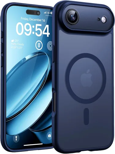Miniatura 106 de TOCOL Funda magnética 3 en 1 para iPhone 14 Pro, mejorada [protección completa de cámara] con 2 protectores de pantalla, funda de grado militar Azul