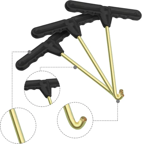 Miniatura 3 de Marvelity Kit de herramientas de tracción de resorte de trampolín, piezas de trampolín, extractor de gancho en T, accesorios de trampolín gancho