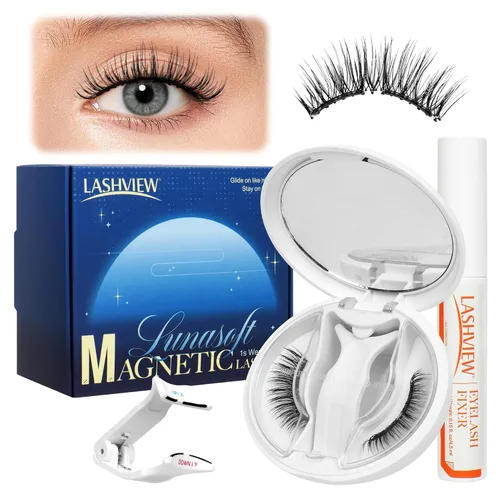 Miniatura 23 de Lashview Ellipse Extensiones de pestañas planas de 0.15 mm, rizo C de 0.43 pulgadas, negro visón, pestañas individuales, súper mate, extremadamente