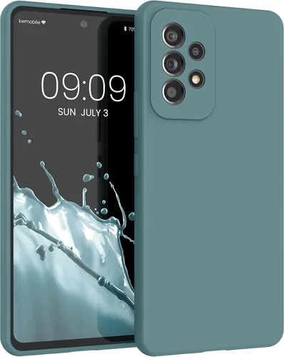Miniatura 135 de kwmobile Funda Compatible con Samsung Galaxy A14 5G - Funda de teléfono de TPU y silicona con acabado suave - Verde Lima