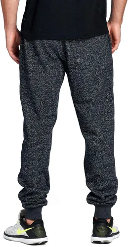 Miniatura 4 de PROGO USA Pantalones deportivos básicos de forro polar jaspeado para hombre, cintura elástica