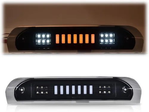 PIT66 Tercera luz de freno LED, compatible con Dodge Ram 1500/2003-2009 Dodge Ram 2500 3500 LED 2002-2008 con tercera luz de freno de carga con