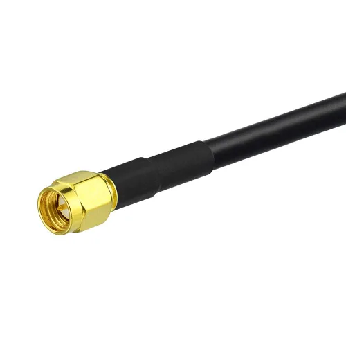 Miniatura 4 de Bingfu Adaptador de antena de radio Jamón SMA macho a UHF SO239 hembra RG58 Cable de puente coaxial 23.6 in 2 pies para radio bidireccional Radio