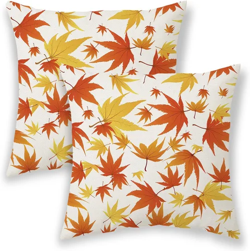 Miniatura 38 de Fundas de almohada de Halloween de 18 x 18 pulgadas, 2 piezas, fundas de almohada decorativas de cuervos en árbol negro para sofá, funda de cojín