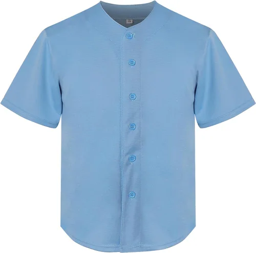 Miniatura 25 de Phoneutrix Camiseta de béisbol en blanco para jóvenes, camisetas de manga corta para niños, uniformes deportivos