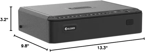 Miniatura 9 de BILLCONCH - Caja fuerte inteligente para armas con cable de seguridad - Caja fuerte biométrica para pistolas de mano con 4 formas de acceso rápido