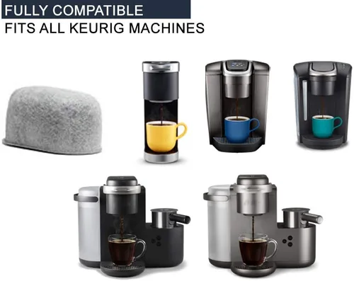 Miniatura 4 de Filtro de agua de carbón de repuesto prémium que se adapta a todas las máquinas Keurig. Diseño de ajuste universal, ayuda a mejorar el sabor
