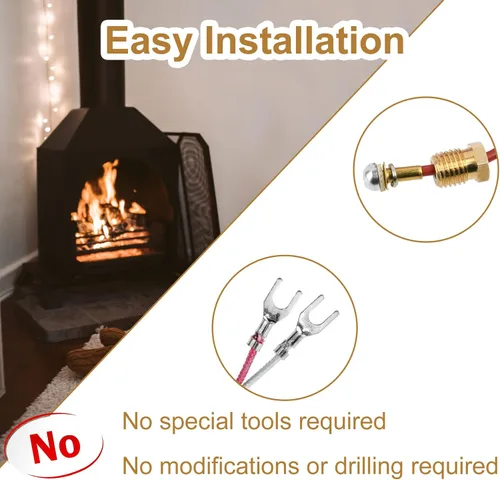 Miniatura 6 de 14D0477 Registro de gas libre de ventilación, montaje piloto ODS, chimenea de gas propano LP compatible con Empire FMI, etc., número de pieza