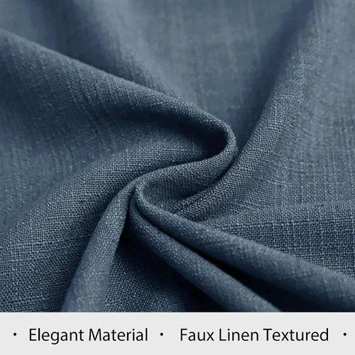 Miniatura 5 de Macochico Cortinas plisadas opacas para dormitorio, aislamiento térmico, cortinas de bloqueo de luz, paneles de cortina de ventana para sala
