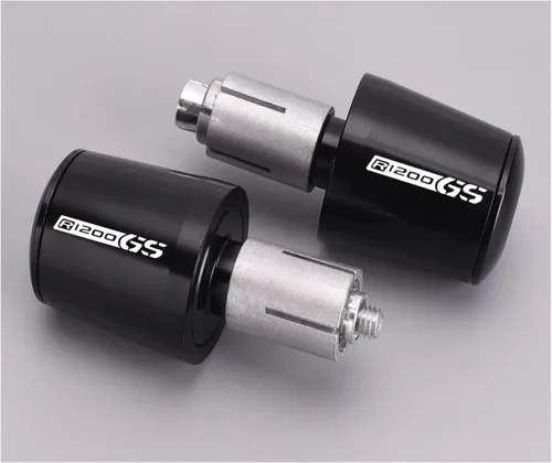 Extremos de manillar de motocicleta de 7/8 pulgadas de 0.866 in, agarres de aluminio CNC, accesorios para BMW R1200GS R1200gs ADV R 1200 GS LC Negro