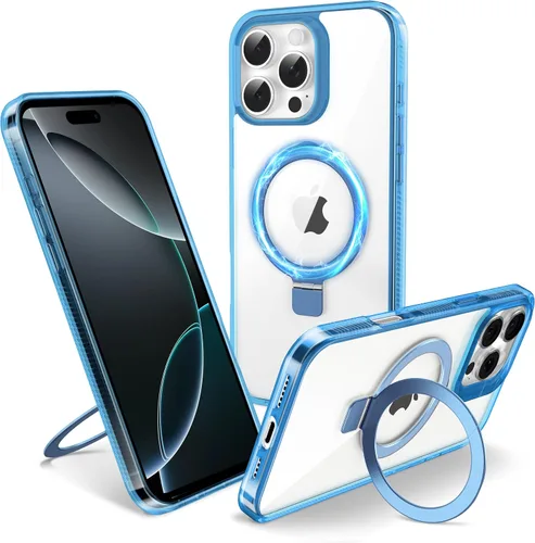 Miniatura 13 de Funda magnética para iPhone Air – [Soporte invisible integrado] [Compatible con MagSafe] [Protección contra caídas de grado militar] Cubierta