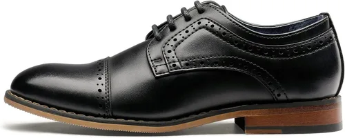 Miniatura 2 de Bruno Marc Boy's Prince-K1 Classic Oxfords Dress Shoes