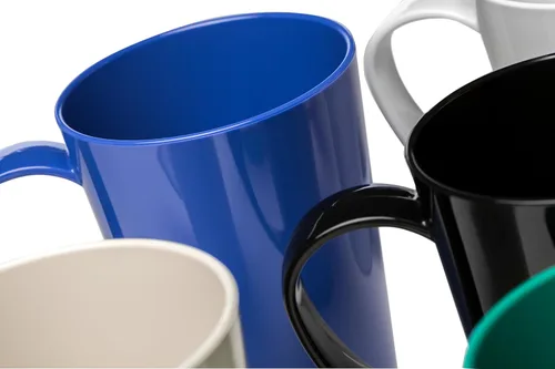 Miniatura 7 de Taza de café Carlisle FoodService Products de plástico con asa grande para buffets, hogar y restaurante, Tritan, 12 onzas, color hueso
