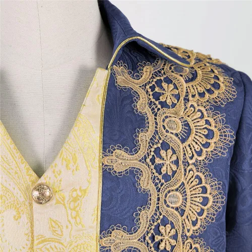 Miniatura 5 de Crubelon Chaqueta medieval steampunk para hombre, estilo gótico, victoriano, uniforme