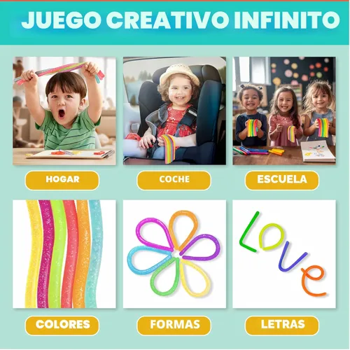 Miniatura 4 de BUNMO Juguetes sensoriales con cuerdas elásticas para niños de 3 años en adelante, estimulantes y adictivos, para niños, horas de diversión