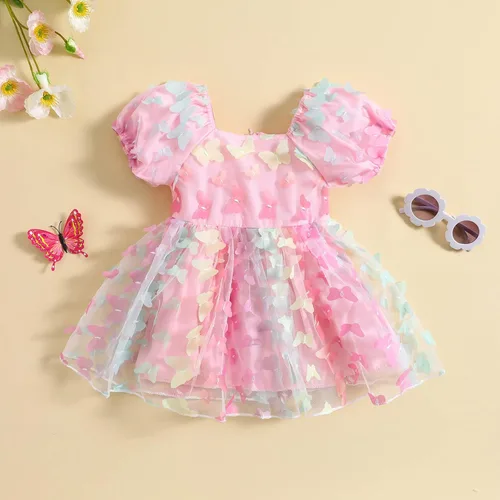 Miniatura 2 de Disfraz de Halloween para bebé, disfraz de hada, sin mangas, tutú de princesa, alas pequeñas, traje de mariposa, fiesta de cumpleaños