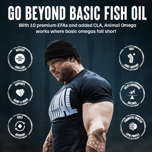 Miniatura 8 de Animal Advanced Ácidos grasos Omega 3 - 3500 mg EPA DHA Aceite de pescado Omega 3 Suplemento para mujeres y hombres Mezcla de alta potencia con CLA