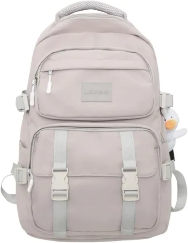 Miniatura 10 de Moda hombres mochila impermeable nylon mochila kawaii mujeres bolsa de viaje de alta capacidad bolsillos laterales, Azul, Mochilas de mochila