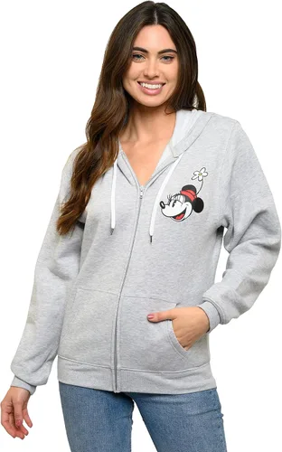 Miniatura 7 de Disney Sudadera con capucha para mujer con estampado de Mickey Minnie Mouse