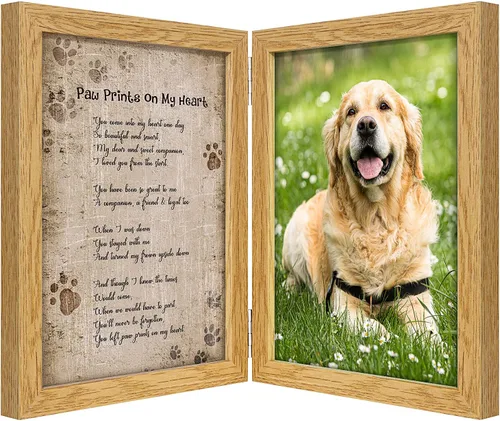 Miniatura 10 de Regalo de bautismo personalizado para bebé, marco de fotos personalizado, poema de bendición en marco de fotos doble de 5 x 7 pulgadas, regalo
