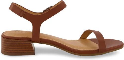 Miniatura 4 de CUSHIONAIRE Sandalia Fontana con tacón de bloque de una banda para mujer + espuma viscoelástica, anchos disponibles