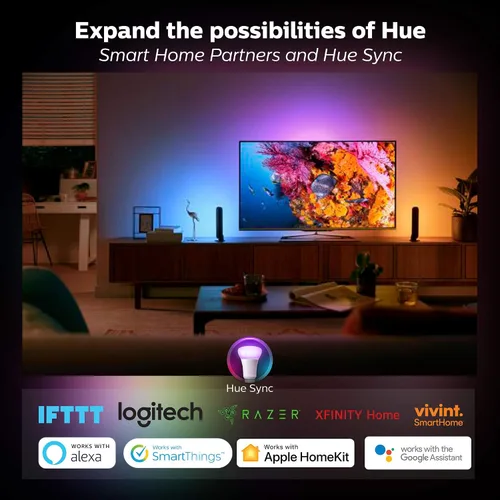 Miniatura 11 de Philips 800268 Hue LightStrip Plus - Extensión de luz LED inteligente regulable (compatible con Amazon Alexa, Apple HomeKit y Google Assistant)