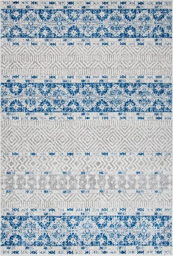 Miniatura 29 de SAFAVIEH Madison Collection - Alfombra decorativa de 2 pies 3 pulgadas x 4 pies, color carbón y gris, diseño bohemio chic, no desprende pelusa