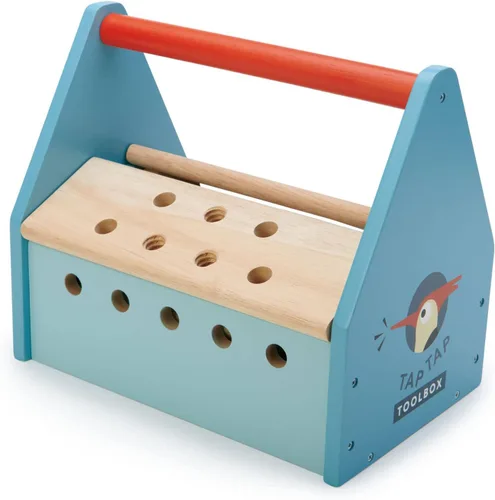 Miniatura 3 de Tender Leaf Toys - Caja de herramientas Tap Tap - Caja de herramientas realista para juegos creativos de simulación para niños mayores de 3 años
