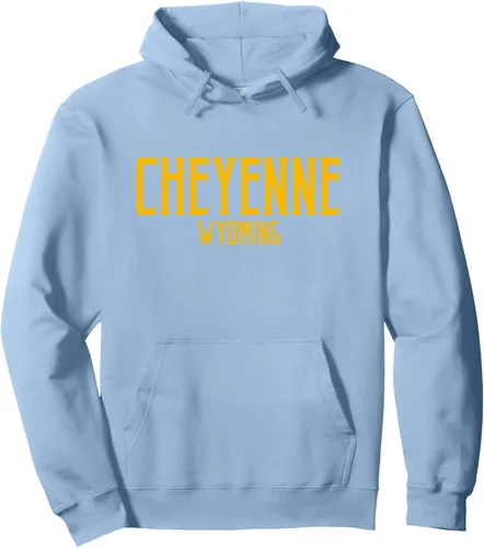 Miniatura 5 de Cheyenne Wyoming WY - Sudadera con capucha con estampado de ámbar