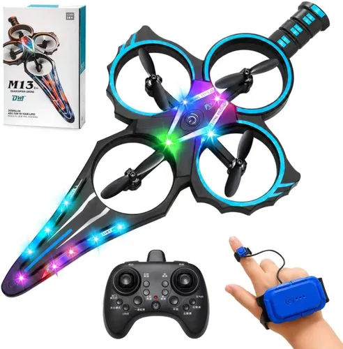 Miniatura 8 de Flying Sword - Avión RC para niños y adultos de 8 a 16 años, aviones de control remoto con luz, aviones de control remoto con luz, juguete de chorro
