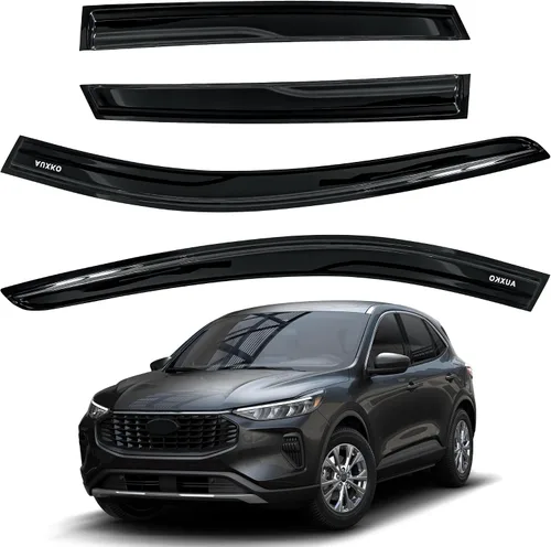 Miniatura 31 de AUXKO Protector de lluvia de ventana para Honda HRV 2023 2024 2025 2026 exterior con cinta adhesiva inastillable, protector de humo solar, visera