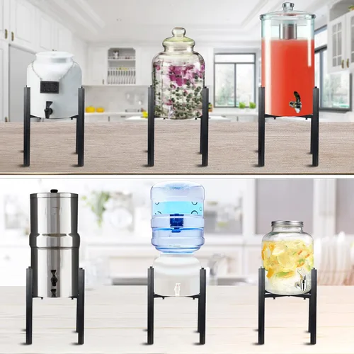 Miniatura 7 de Dispensador de filtro de agua, soporte para mostrador de bebidas, soporte para dispensadores de agua por gravedad de encimera
